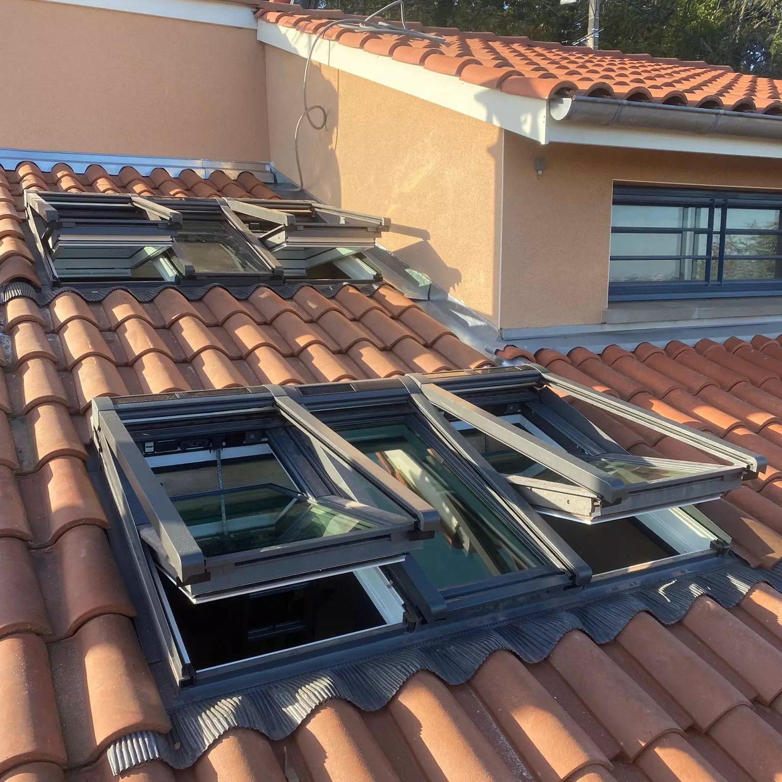 Création d'une verrière Velux à Saint-Genis-Laval