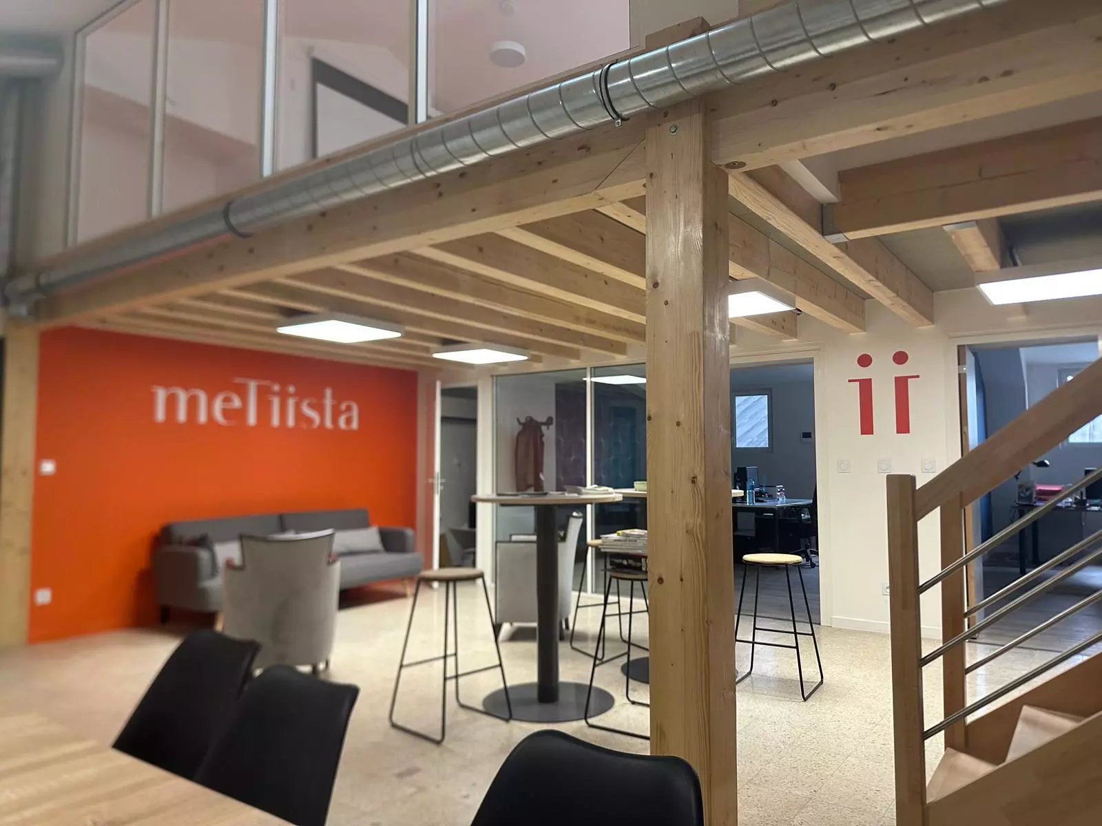 Mezzanine bois à Craponne