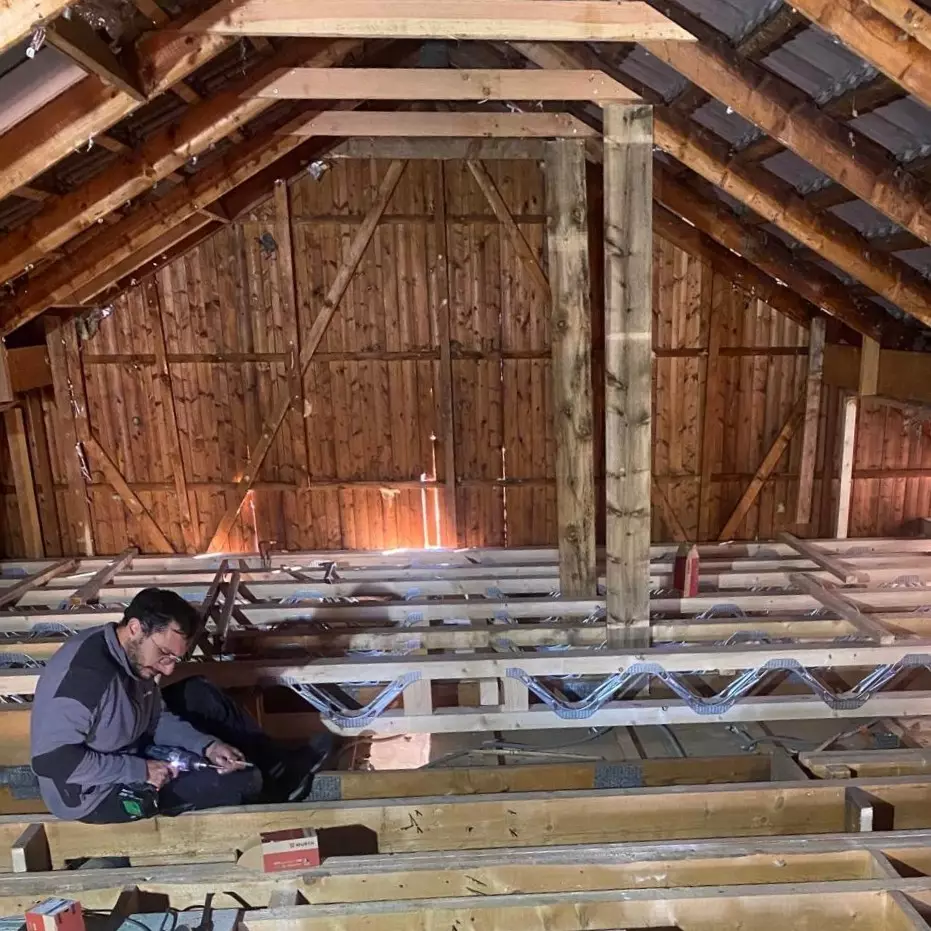Rénovation globale sur combles aménagés à Vernaison (2)