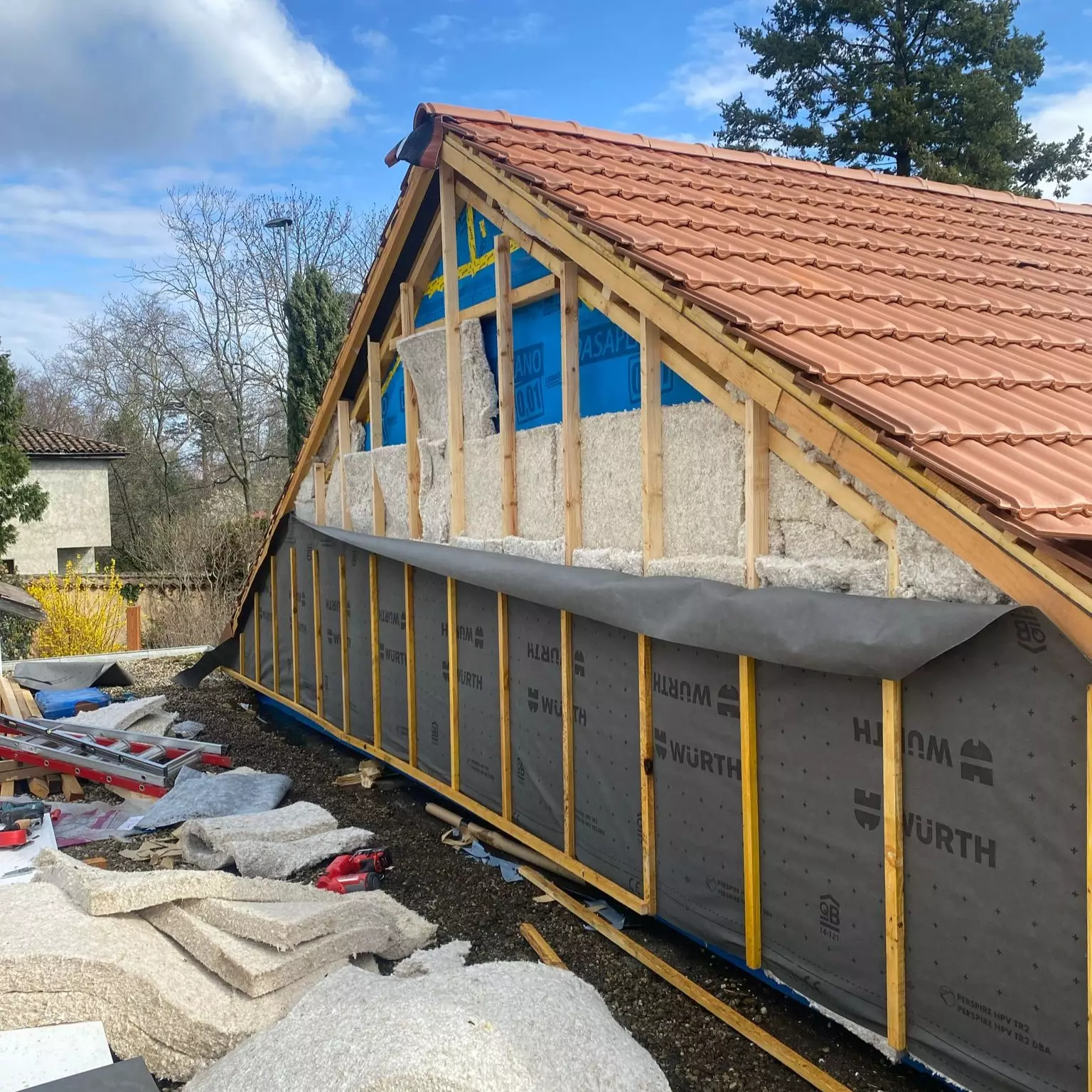 Rénovation globale sur combles aménagés à Vernaison (3)