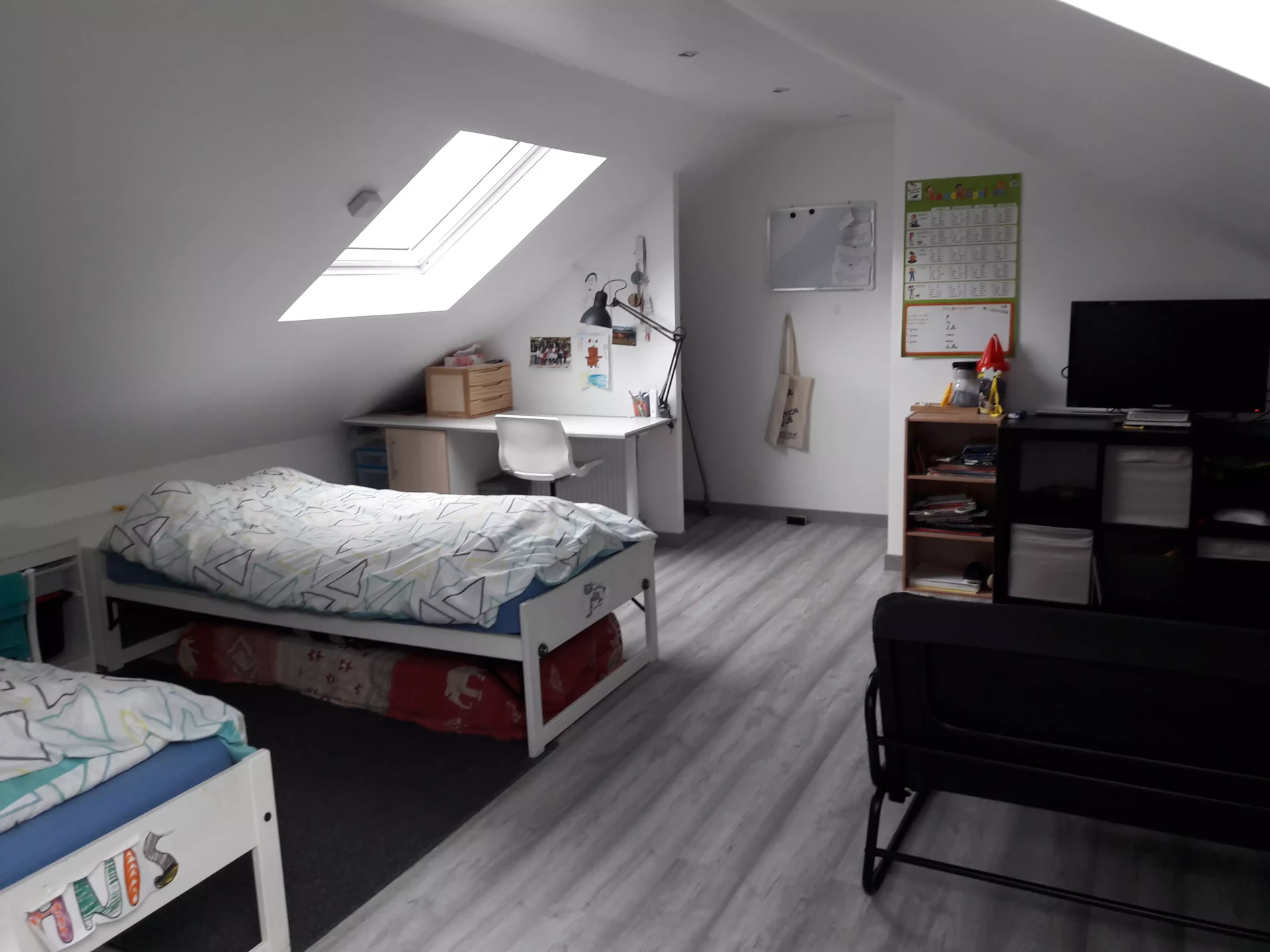 Aménagement de combles perdus d'une maison mitoyenne à Bron