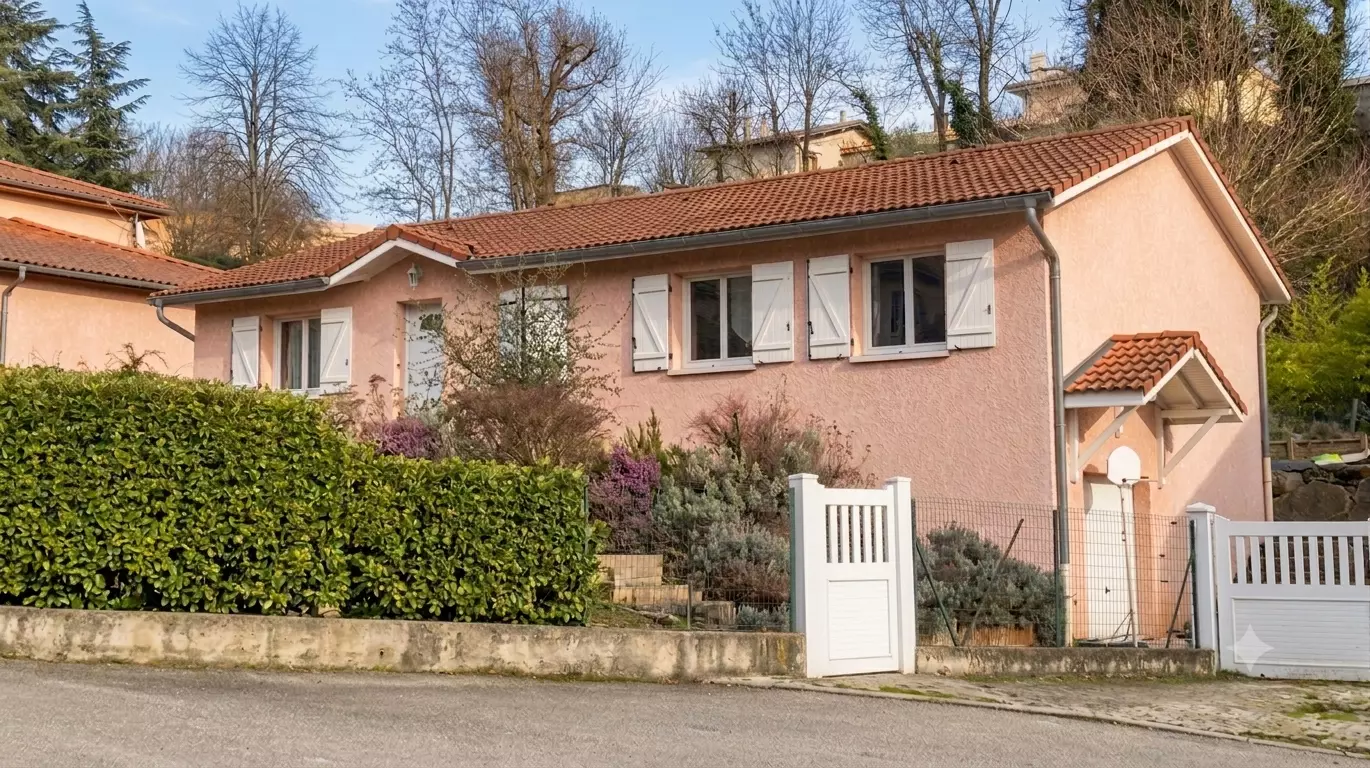 Maison à côté de Condrieu avant travaux de surélévation