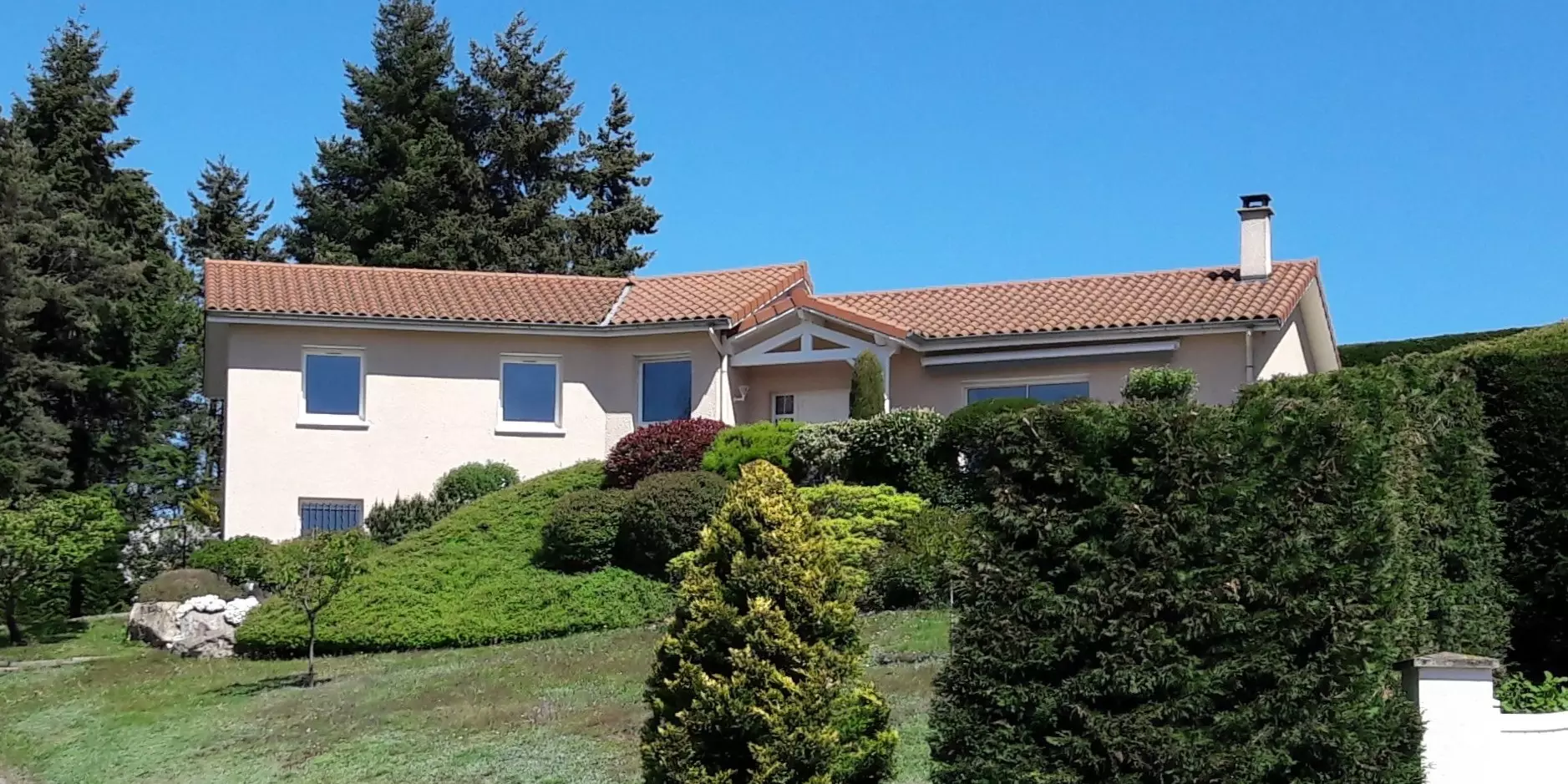 Maison dans le sud de la Loire avant travaux de surélévation