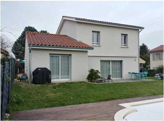 Maison à Lyon 9 avant travaux de surélévation