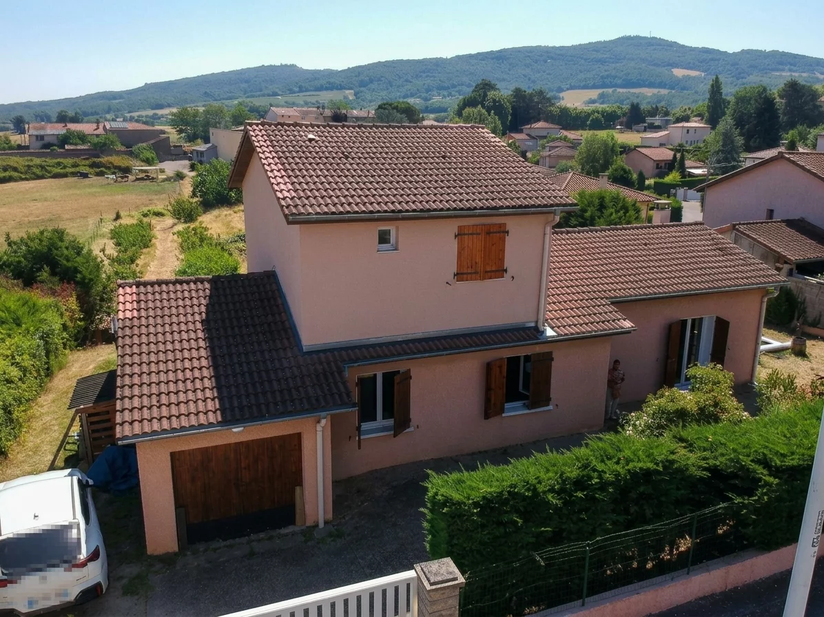 Surélévation d'une maison de plain pied à Lissieu