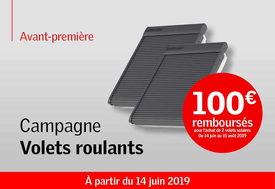 Offre volets roulants solaires VELUX_2019